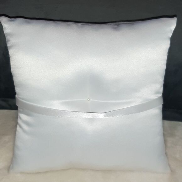 Ring Bearer Silky with White Lace Pillow - Picture 2 of 6